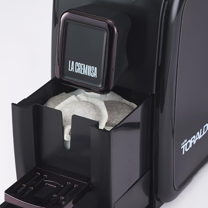 TORALDO LA CREMOSA | COFFEE MACHINES |Macchina da caffe a cialde ese 44mm (Nera)