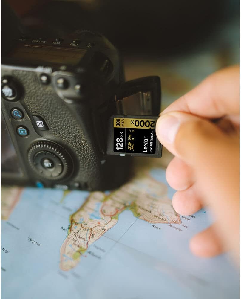 Lexar SDXC Card 128GB Professional 2000x UHS-II V90 U3, black - Image 5