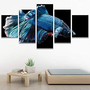 SIGNWIN 5 Panel Canvas Wall Art Peaceful Seas...