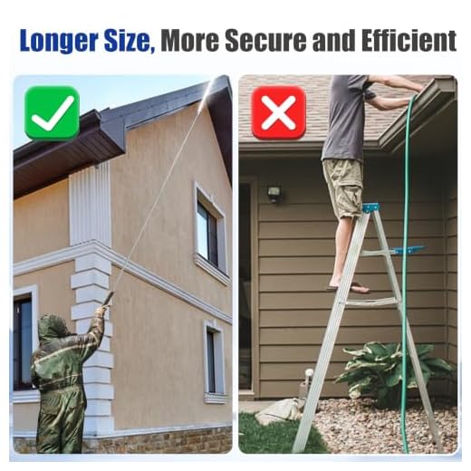 M MINGLE 120-Inch Pressure Washer Extension Wand