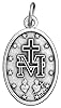 Miraculous Medals Bulk Pack (Regular 1 inch) Silver-Plated Medals Made in Italy - Catholic Gifts for Evangelization #3