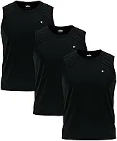 Kit 3 Camisas Regatas Dry-fit Masculina Sandrini Academia