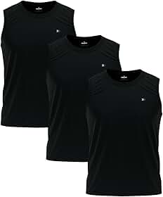 Kit 3 Camisas Regatas Dry-fit Masculina Sandrini Academia