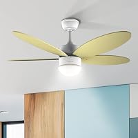 Stropný ventilátor Cecotec EnergySilence Aero 4260 SunLight s LED svetlom, 40 W, DC motor, priemer 107 cm, 5 lopatiek, diaľkové ovládanie, časovač, 6 rýchlostí 4