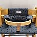 MOON-BEBE Cojín reductor de asiento para Stokke Tripp Trapp, (Negro)