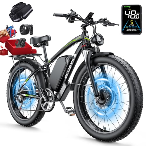 Ekellaka 8000W Dual Motor Electric Bike for Adults, 48MPH Fast