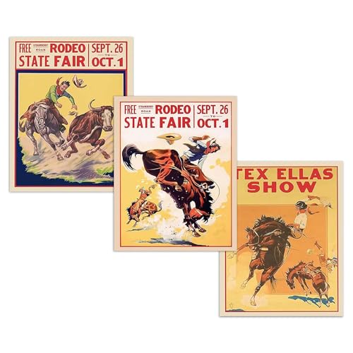 Wallbuddy Cowboy Rodeo Publicity Vintage Decor (16 x 20)