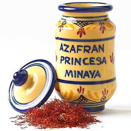 Princesa de Minaya Azafrán La Mancha en Tarro de Cerámica (0.07 oz)