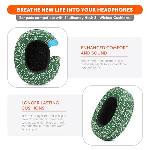 Coussinets Skullcandy Hesh 3 contre la douleur et l'usure de l'oreille