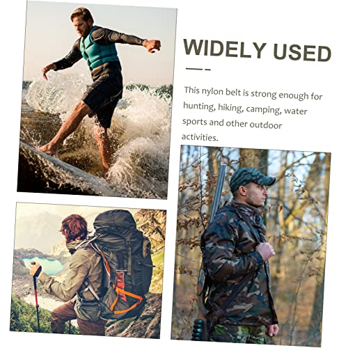 SAFIGLE Nylon Webbing Belt for Men Multi Function Outdoor Training Waist Belt Breathable and Durable for Hiking Hunting and Sports Cummerbund for Stability and Comfort4