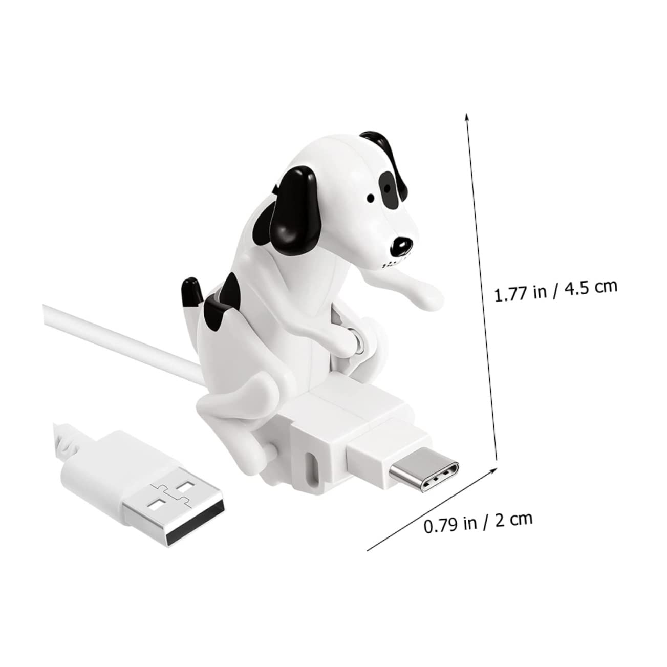 OSALADI 4pezzi Cavo Di Ricarica Tipo-c Forma Di Cagnolino Divertente Adattatore Per Smartphone Di Ricarica Flessibile e Resistente Per Amici e Famiglia Stile Creativo e Pratico