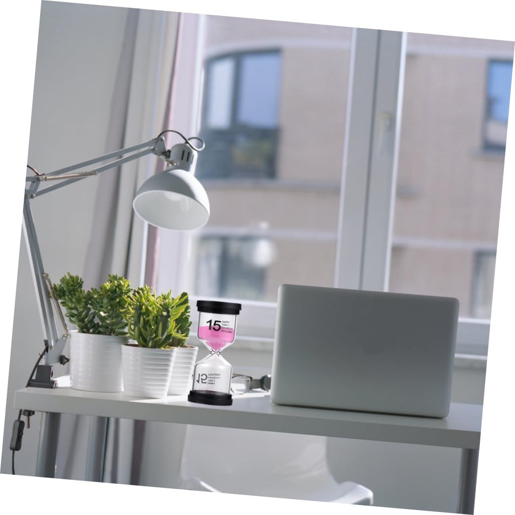 6pièces Minuteur Sablier Élégant pour Bureau Chronomètre pour Décoration Intérieure Et Activités Enseignement