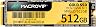 SSD M.2 NVMe Macrovip Gold 512GB 2280 PCIe Gen 3x4 Preto e Amarelo