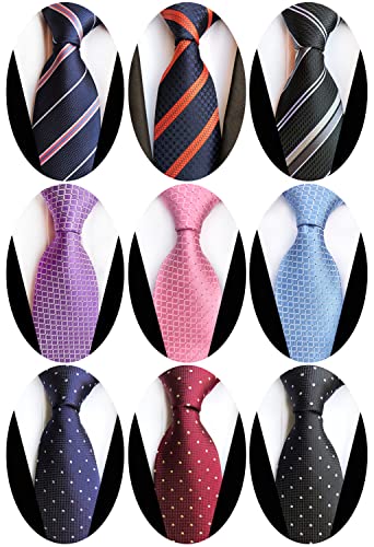 Image of Men's Necktie Classic Tie Woven Jacquard Neck Ties