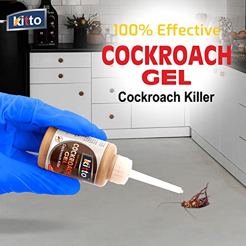 Image of Kitto Lizard And Spider Spray-500 ml and Kitto Cockroach Gel, Repellent Control for home, ALL IN ONE Spray No Toxic, Ready To Use