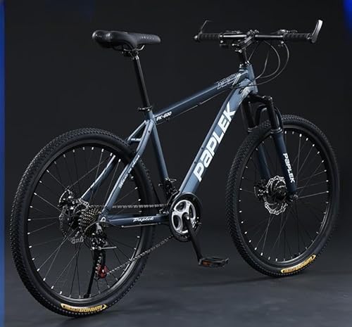 GRSMIS マウンテンバイク MTB 軽量アルミフレーム24/26/27.5インチ 21/24/27/30段変速 適用身長145cm以上 ディスクブレーキ ショックア衝撃吸収 オフロード 滑り止めと耐摩 男女通用 大人子供用 通学 通勤 サイクリング 街
