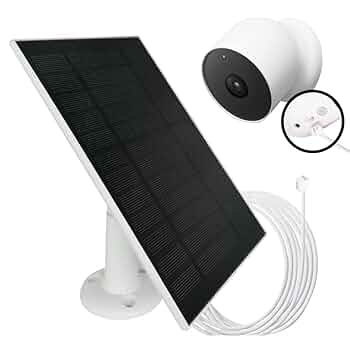 Google Nest Cam 1080p GA01317-JP ソーラーパネル Google Nest Cam 1080p GA01317-JP ソーラーパネル Amazon.co.jp