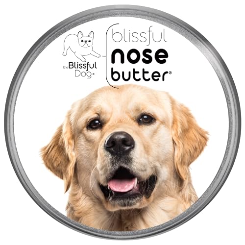 Image of The Blissful Dog Golden Retriever Nose Butter, Versatile Dog Nose Balm for Dry Nose, Handcrafted Nose Moisturizer, Easy-to-Apply Dog Essentials, Unscented, 2 oz.