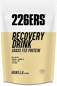 226ERS - Recovery Drink, Muscle Recovery for Athletes, Whey Protein, L-Arginine, Creatine, Carbohydrates, Triglycerides, Vegetarian and Gluten-Free, Vanilla Flavor, 1kg