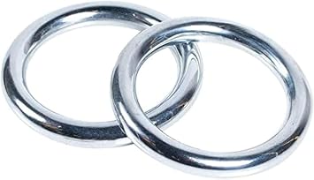 A Pair Wing Chun Stainless Ring YeWen Sau Sticky Hand Strength Training Stainless Steel Ring Wing Tsun Siu Lum Ring Kung Fu