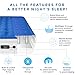 SoundAsleep Products Dream Series Luxury Air Mattress, ComfortCoil Technology, Built-in High Capacity Pump for Home, Camping- Double Height, Adjustable, Inflatable Blow Up, Portable (Queen Size)