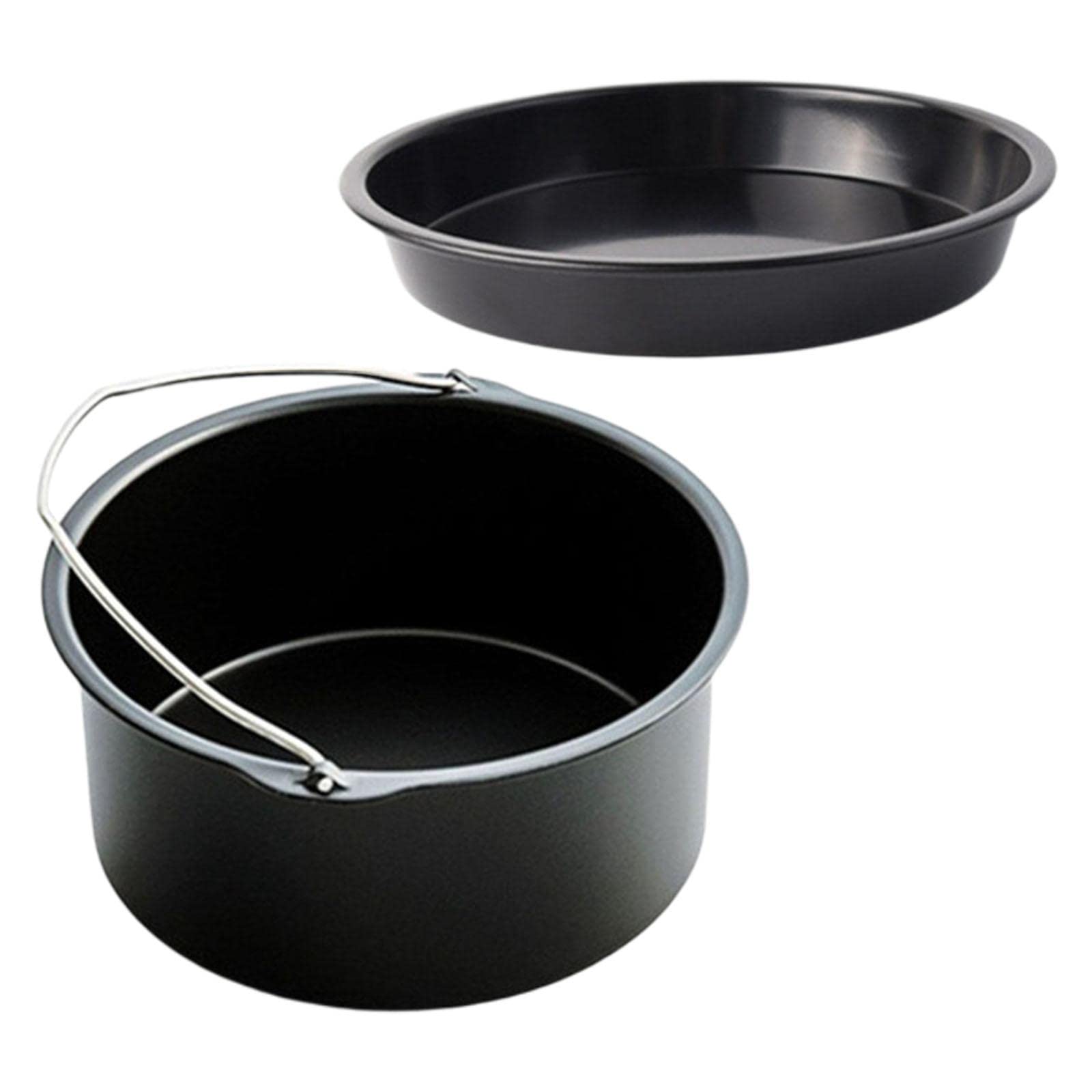 Cake Mold Baking Tools Stainless Steel Coated for Air F | Cake Mold Baking Tools Stainless Steel Coated for Air Fryer Parts 3.5-5.8Qt 6 inch-image-49