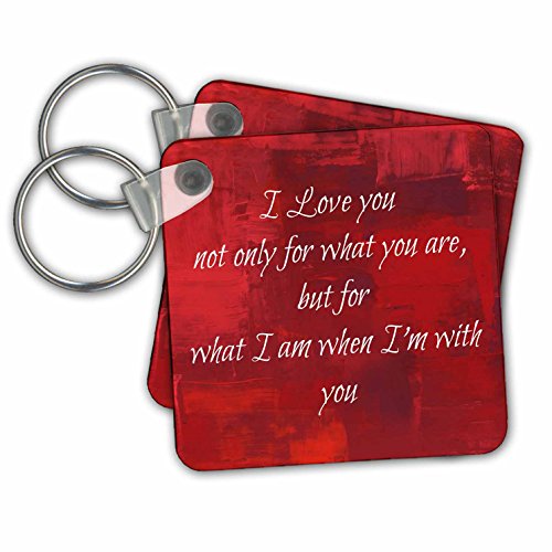 Porte-clés je t'aime citation romantique unique pour lui et elle