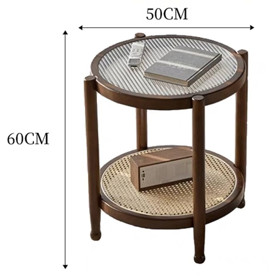 配送料込！籐づくりガラステーブル Amazon.co.jp: HOMELIFガラステーブル センターテーブル 丸