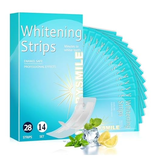 28 Tiras Blanqueadoras Dientes, whitening strips, Kit blanqueamiento dental Para Elimina Manchas de Café/Vino/Tabaco, Blanqueamiento dental rápido, Fácil Aplicación en Casa, Refresca Respiración