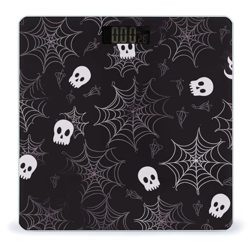 Báscula digital Halloween Goth de vidrio templado miniatura 1