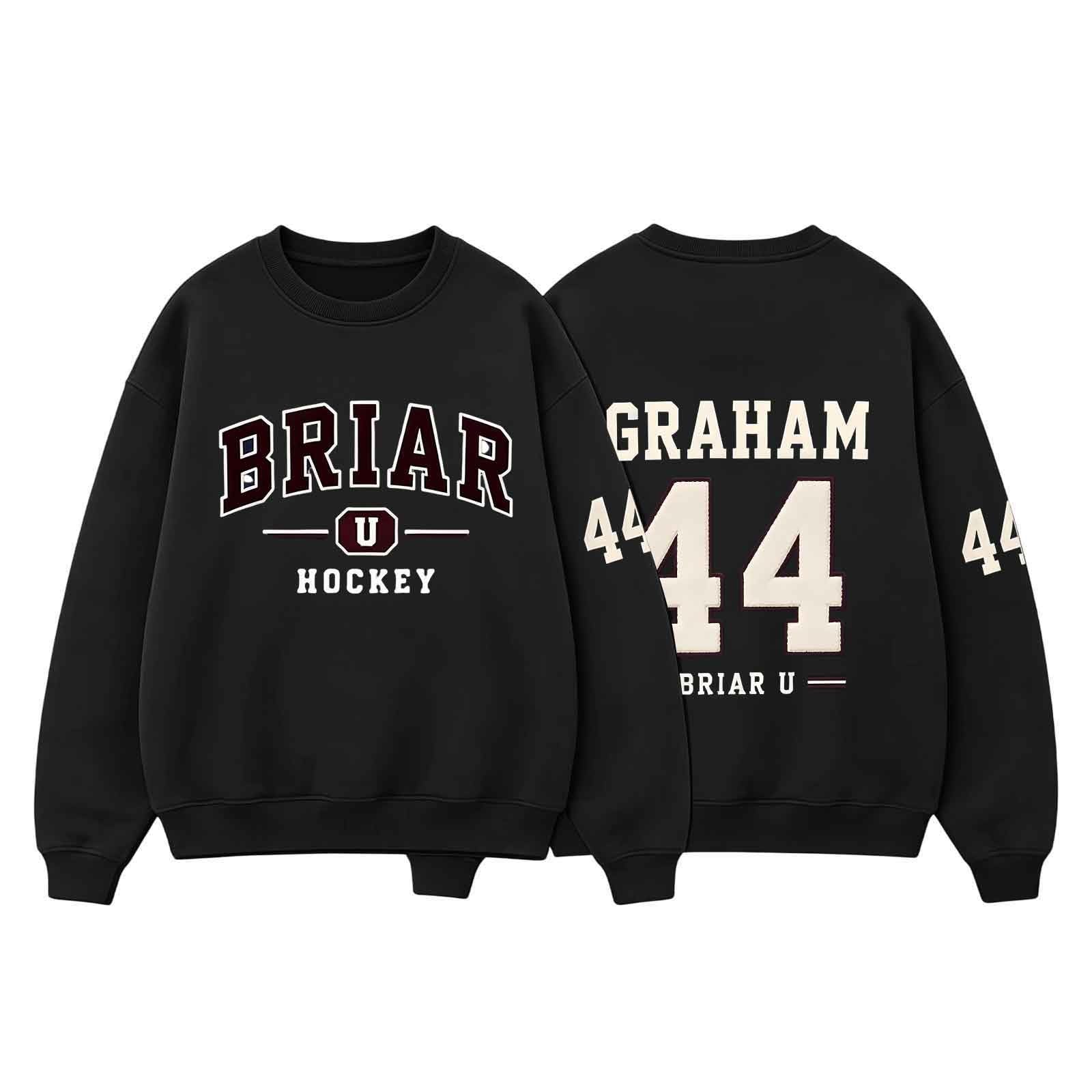 Off-Campus Sweatshirt Grahams 44 Di Laurentis 66 Briar U Hockey Merch Shirt
