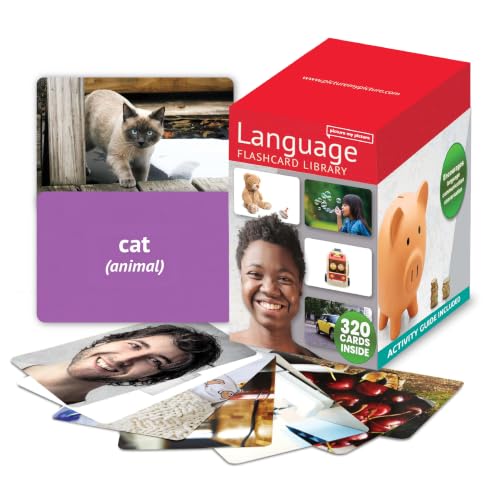 Picture My Picture Language Library Set, 320 Real Photo Cards, 6 Concepts