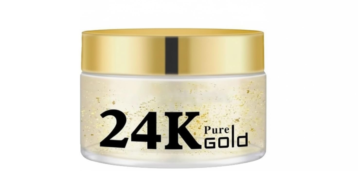 NALACAL 24K Gold Firming Collagen Cream with Collagen - Moisturizing Anti-Wrinkle Cream, Lifting Firming Improve Skin Elasticity, Anti Aging Face Neck and Decolette for Day and Night Wrinkle Reduction