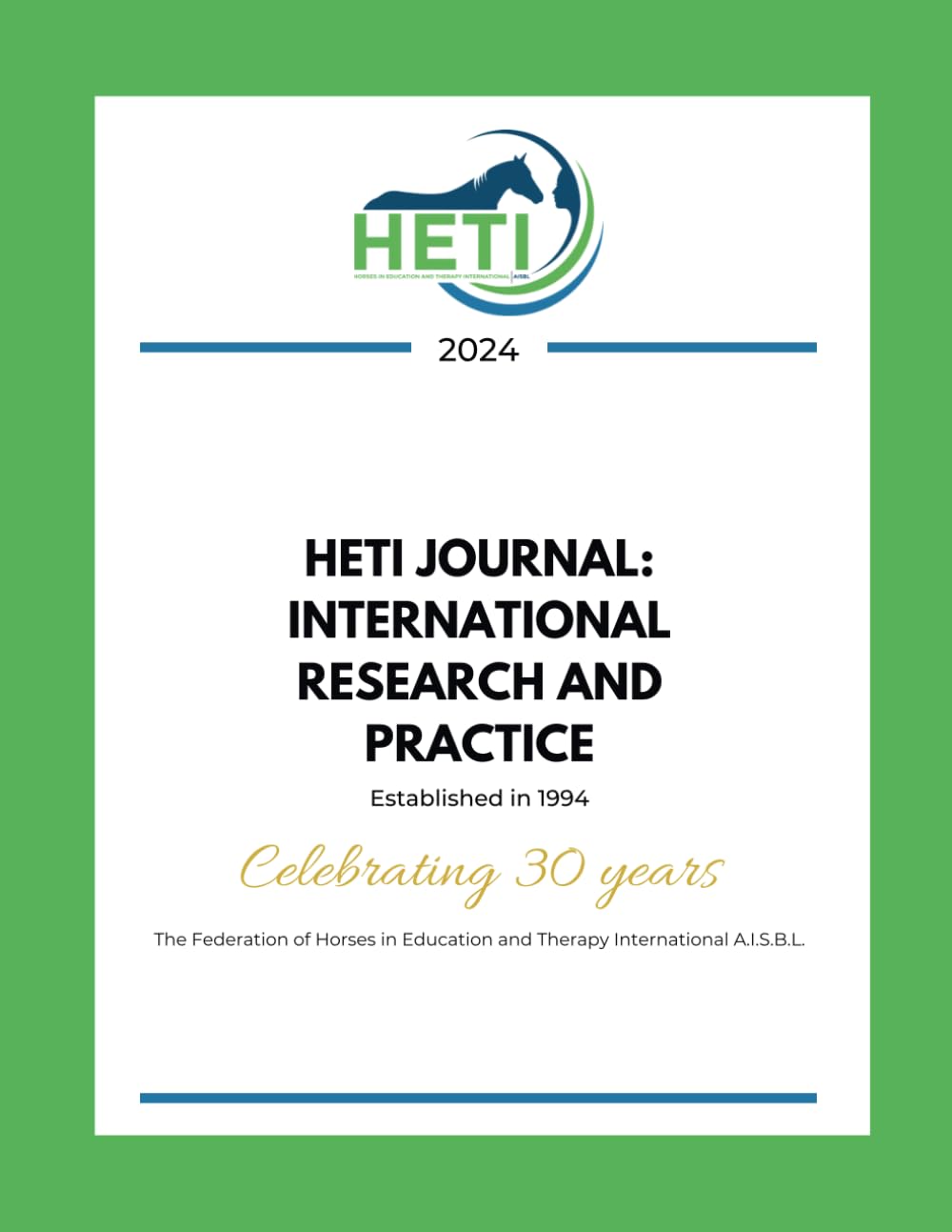 HETI Journal: International Research and Practice 2024