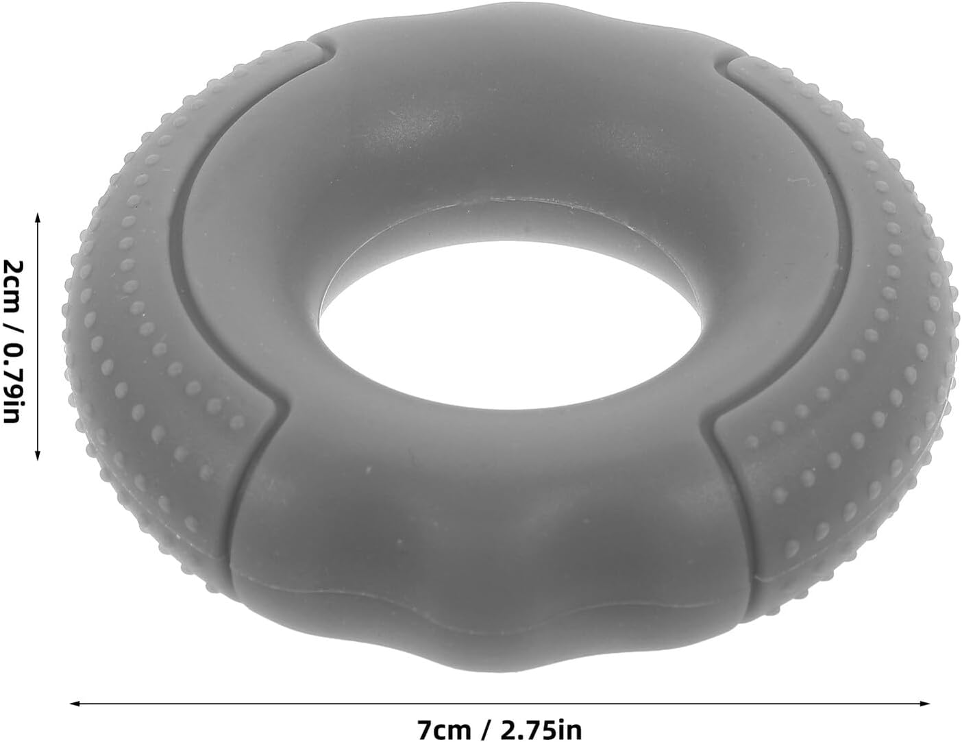 Silicone Hand Strengthener Ring for Muscle Training Grip Strengthener with Massage Dots Compact Finger Exerciser for Hand Workout and Forearm Fitness Home Exercise Equipment for