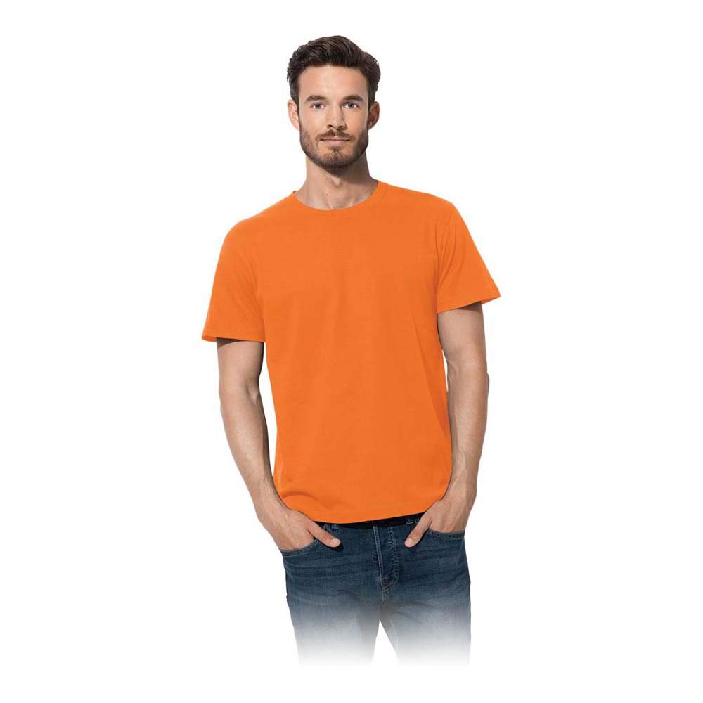StedmanApparel Men's Classic/St2000 T Shirt, Orange, XXL UK, Orange, XXL
