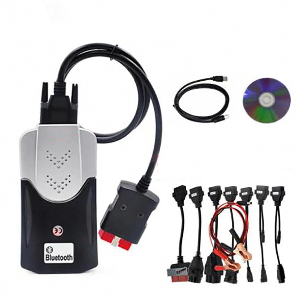 V3.0 2021.11 AMDS con escáner Keygen TCS Bluetooth OBD2 para relé NEC automático, herramienta de diagnóstico de coche, herramientas de motor y equipo lector de fecha (escáner con cable de coche)