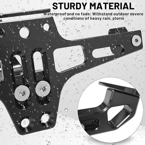 Kit éliminateur garde-boue Scorpa SC 450 support plaque réglable CNC - 6