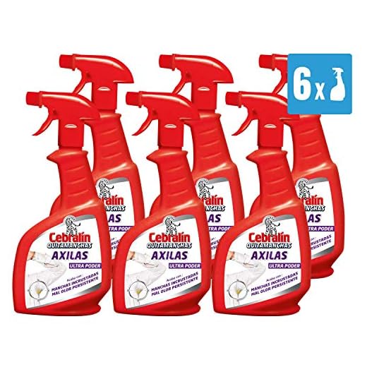 Cebralin Quitamanchas - 6 Recipientes de 300 ml - Total: 1800 ml