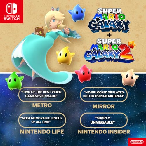 Image of Super Mario Galaxy + Super Mario Galaxy 2 (European version )