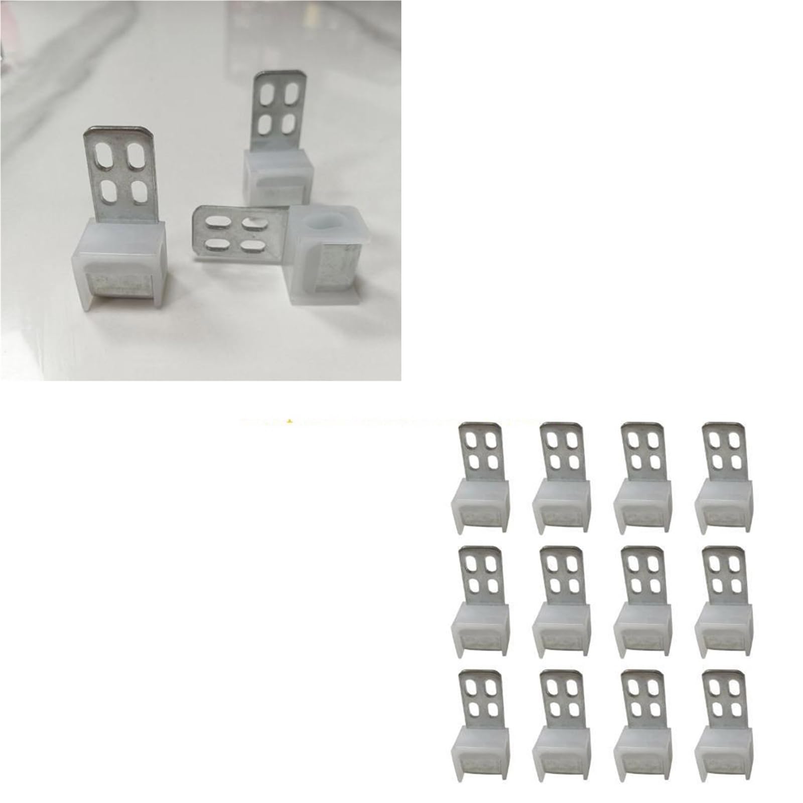 Klipsy sprężynowe tapicerskie 24/36 szt. mocujące sprężynę sofy ze stali nierdzewnej Wymiana zapięcia Trwałe(24PCS)
