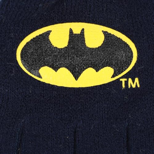Bioworld CMB26WRBTMPP00 Batman Classic Bat Signal Youth Beanie And Gloves Set Multicolored thumb #4