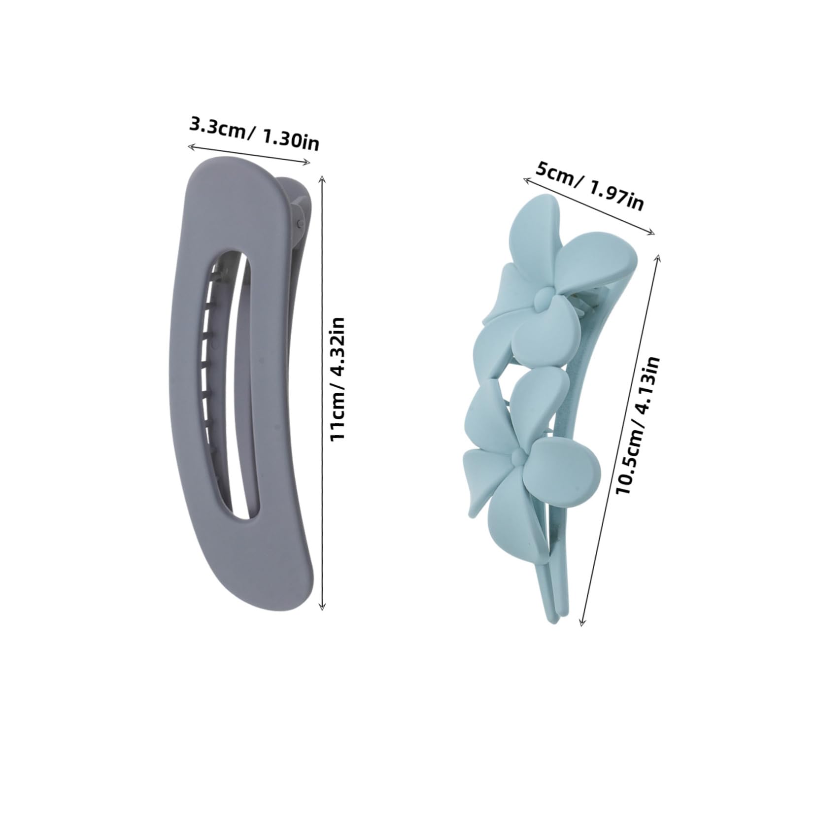 16 Pezzi Clip Capelli Vintage Fiore Opaco Grande Fermagli Artiglio per Frangia Laterale Accessori Eleganti per Ragazze e Festival