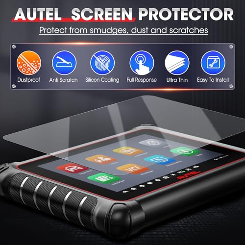 Autel 8-Inch Screen Protector, Protective Film MaxiCheck MX900, MX900TS, MaxiCOM MK900, MK900-BT, MK900TS, Screen Replacement Film Compatible w/MaxiPRO MP900-BT/ MP900-TS/ MP900/ MP900E/ MP900Z-BT - Image 5