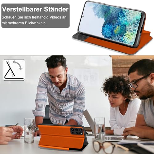 Étui Samsung Galaxy S20 FE antichoc orange pour éviter les rayures d'écran 6,5"