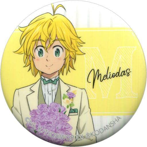 Amazon | メリオダス(文字あり) 「七つの大罪 神々の逆鱗 缶バッジ」 A