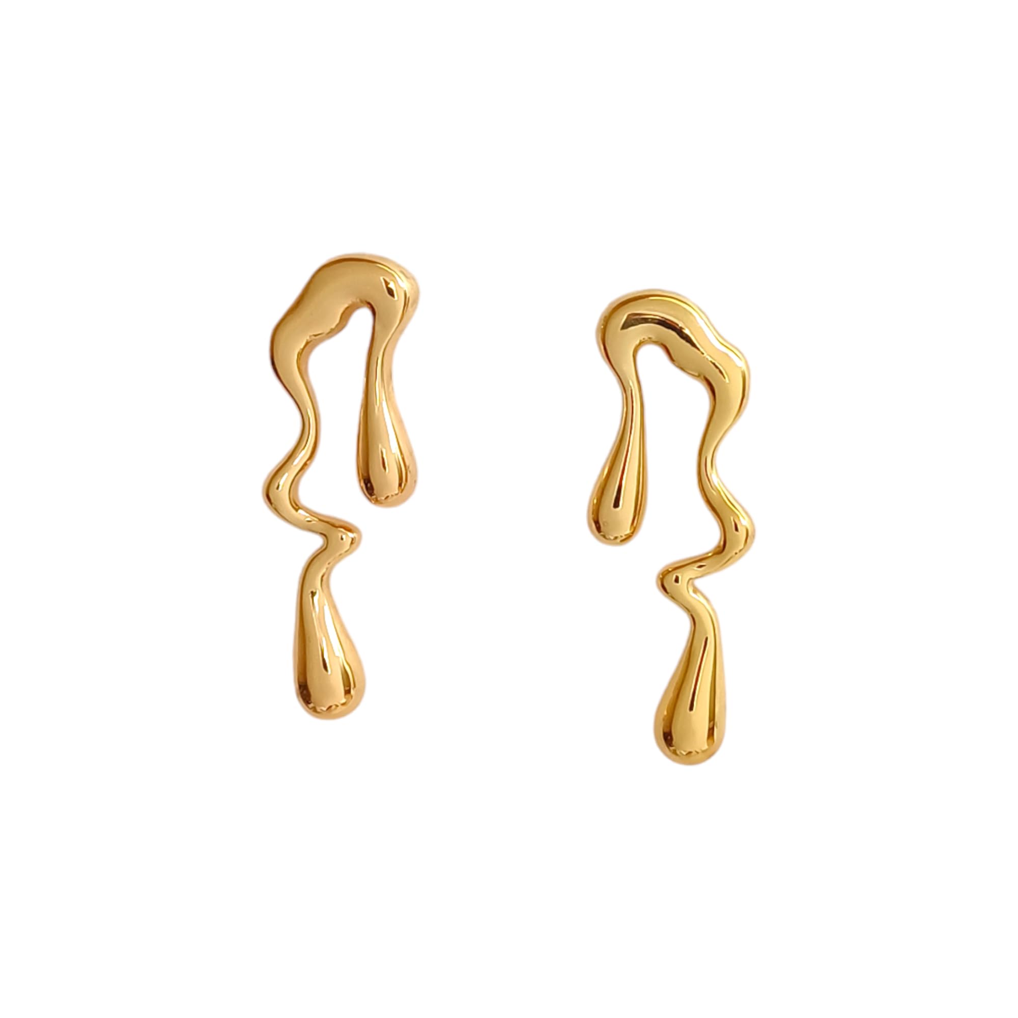 See full amazon price history chart for JEWILLEY Stylish Gold Plated Stainless Steel Waterproof Anti-Tarnish Liquid Metal Irregular Water Drop Earrings For Womens and Girls JEWILLEY Stylish Gold Plated Stainless Steel Waterproof Anti-Tarnish Liquid Metal Irregular Water Drop Earrings For Womens and Girls (B0DB67H26R) Amazon Price History, Amazon Price Tracker