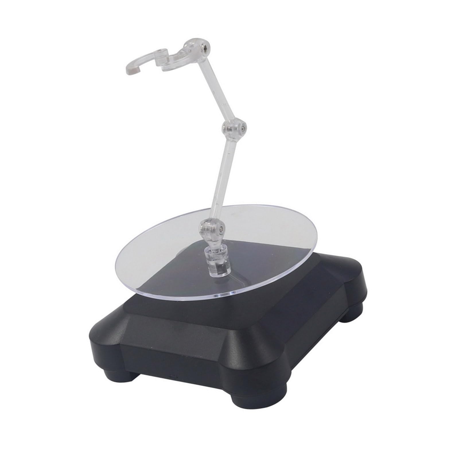 Tsophreniq 360 Degree Rotating Display Stand for Collectible Figurines and Miniature Model with Quiet Motor for Action Figure Model Display Holder