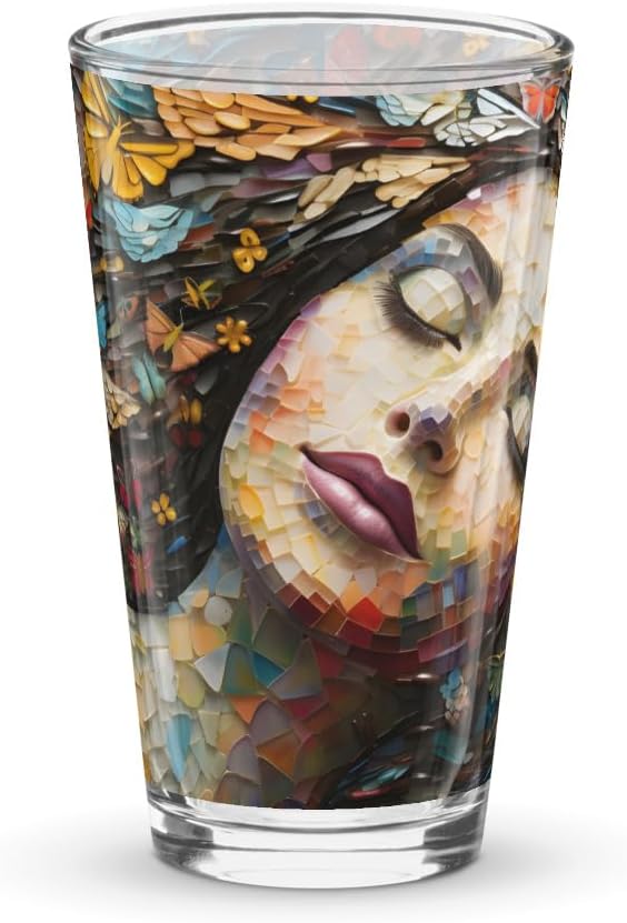 Dreams The Mosaic of Dreamscapes Shaker Pint Glass (16 oz)