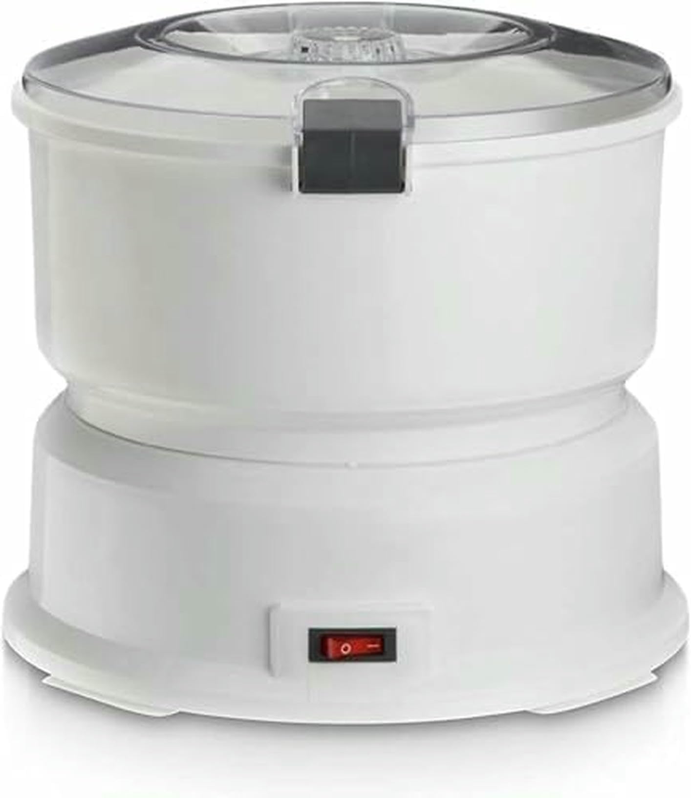 Pelador de Patatas eléctrico, pelador de Verduras con Recipiente, Cierre de Seguridad Giratorio, Capacidad de 1 kg, Ideal para pelar y Cortar Patatas sin Esfuerzo.